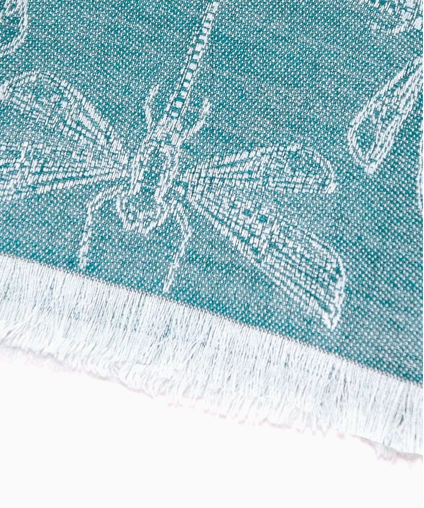 New Dragonfly Woven Baby Alpaca Scarve with Silk New Dragonfly Woven Baby Alpaca Scarve with Silk
